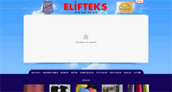 Desktop Screenshot of elifteks.com.tr